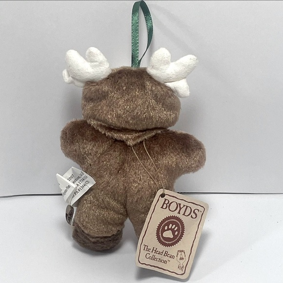 NWT Boyds Bears Mini Merry Moosemas disguised as ginger bread approx 5” - Picture 3 of 12
